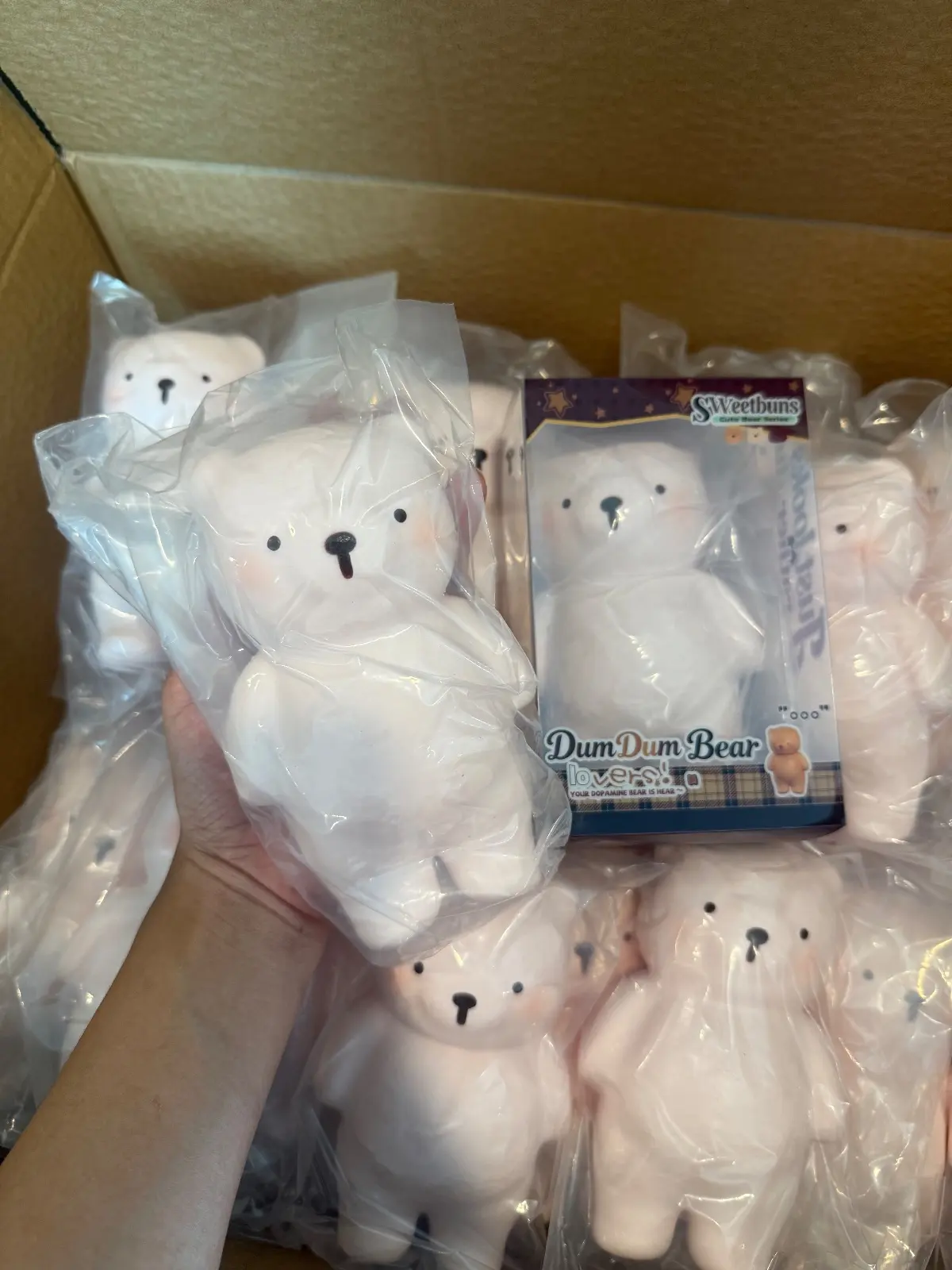 หมีชมพู DUMDUM Sweetbun ของแท้ 3
