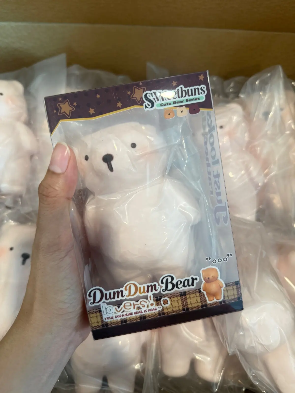 หมีชมพู DUMDUM Sweetbun ของแท้