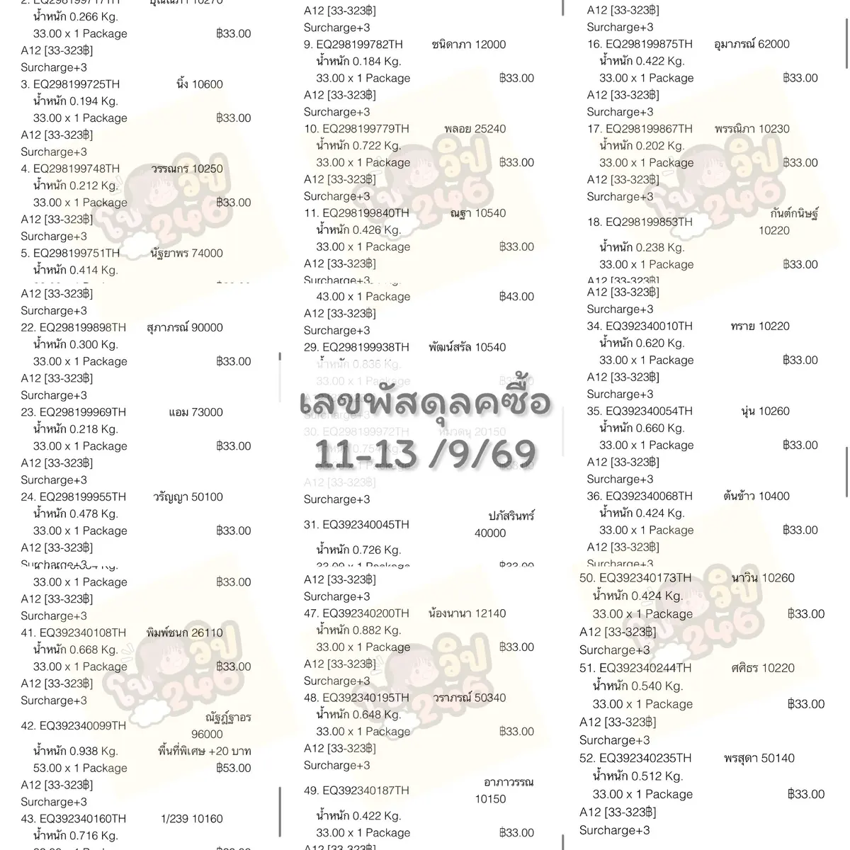 รอลส่งลคซื้อ 11-13/9/69